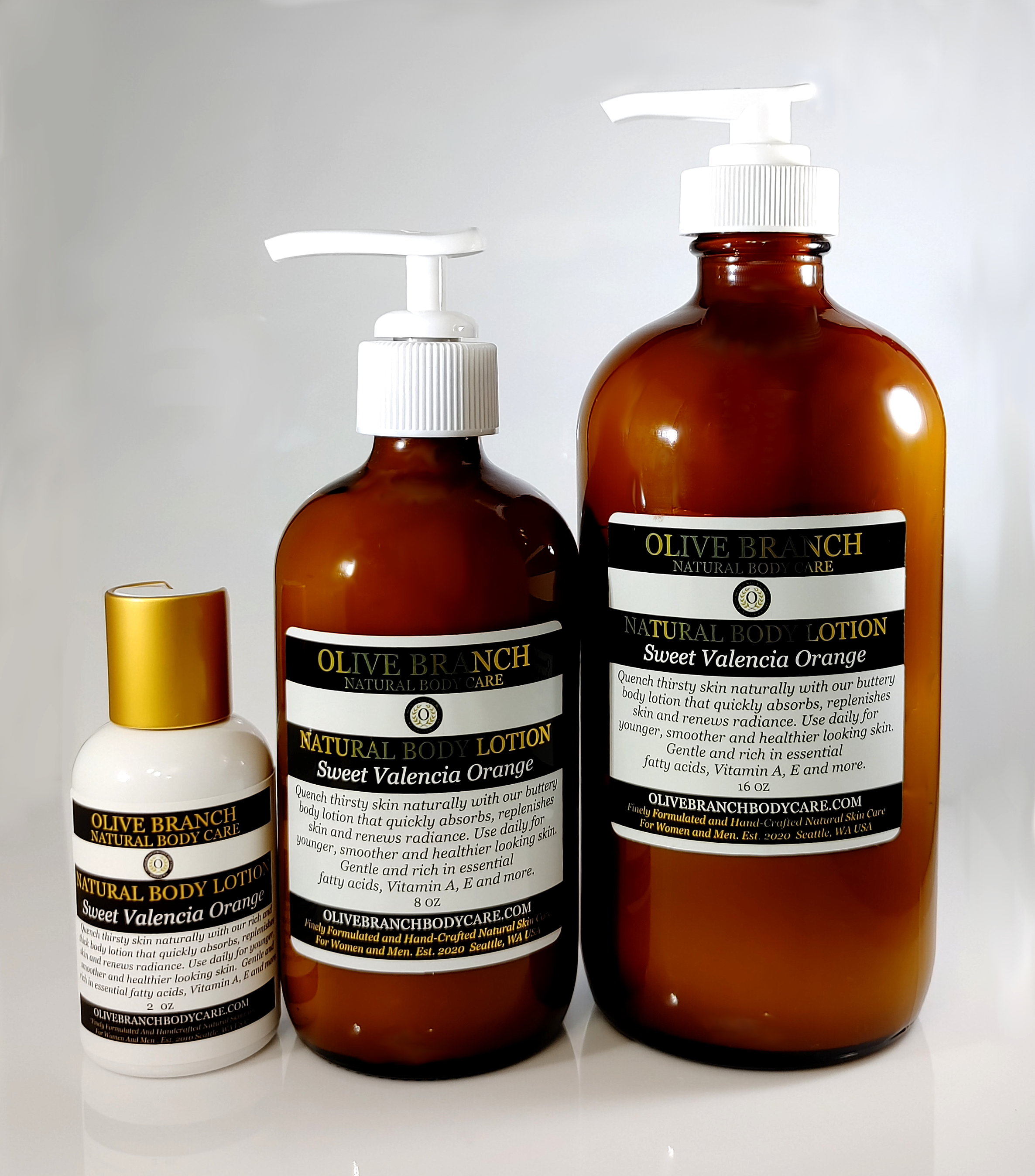 Natural Body Lotion: Sweet Valencia Orange