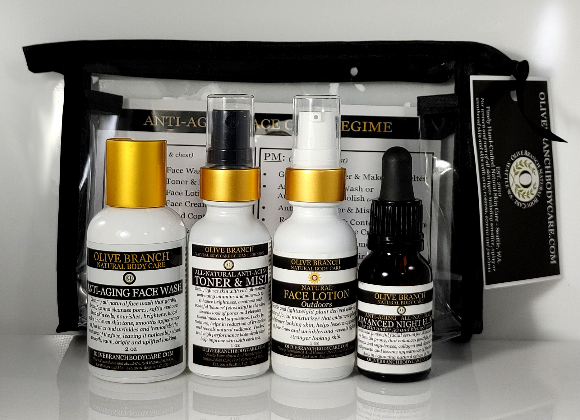 Anti-Aging Travel Kit: Advanced (under 50 & blemish prone)