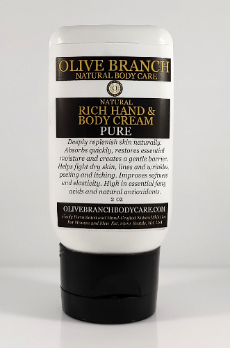 Rich Natural Hand And Body Cream: PURE Travel Size