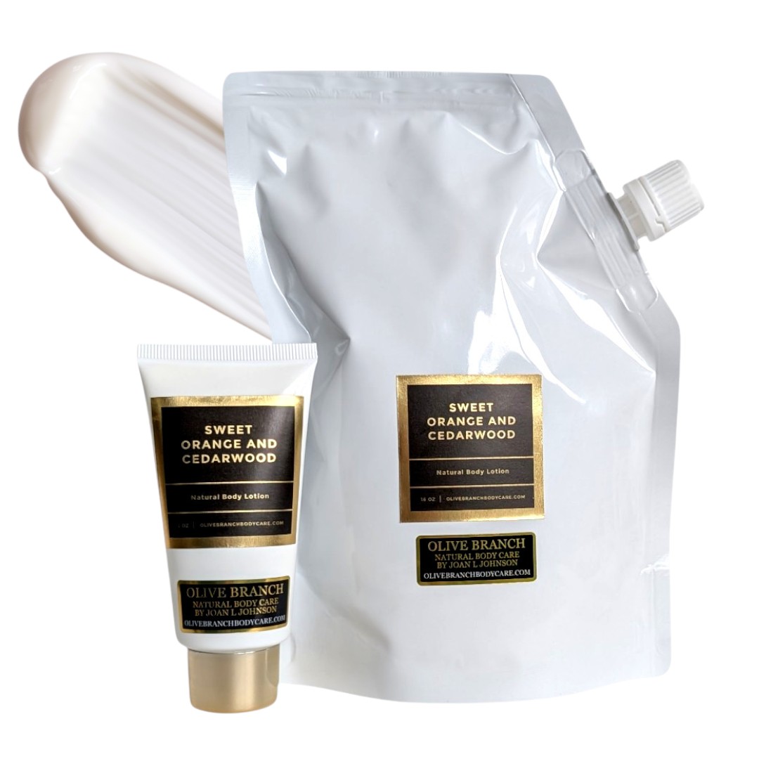 Natural Body Lotion: Orange and Cedarwood (Limited)