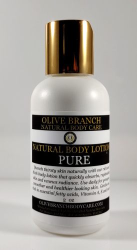 Natural Body Lotion: PURE (Travel Size)