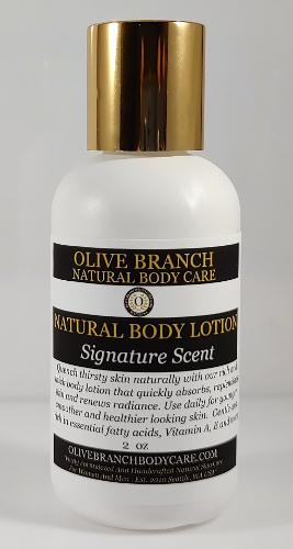 Natural Body Lotion: Signature Scent: Travel Size