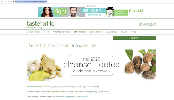 TasteforLifecomCleanseAndDetoxGuide2020